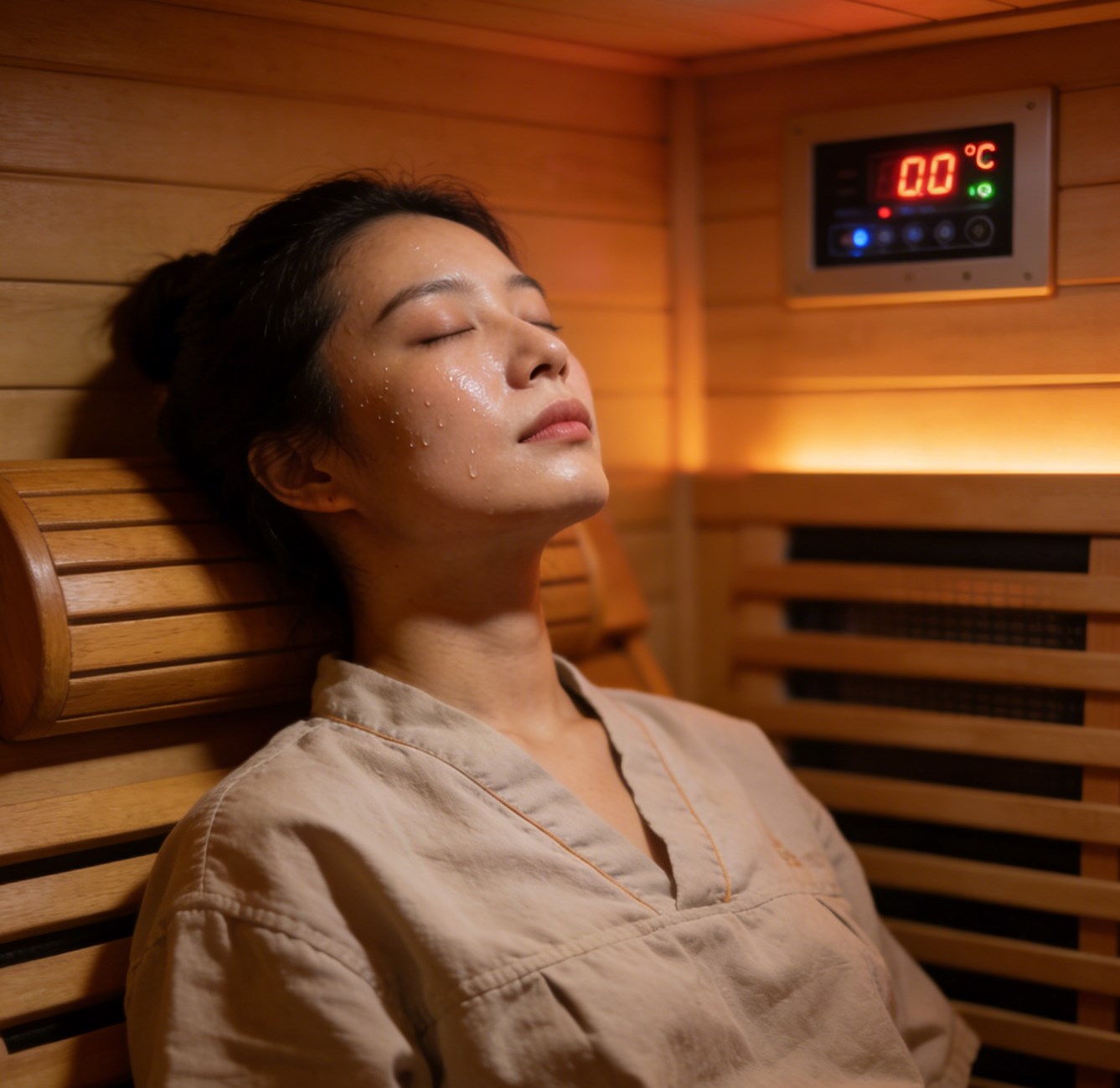 Far-Infrared Sauna အခန်းနှင့်သက်ဆိုင်သော ညွှန်ကြားချက်များ