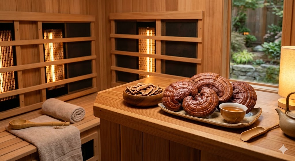 Far-Infrared Saunas နှင့် Lingzhi တို့၏ နက်နဲသော ပဲ့တင်ထပ်သံ