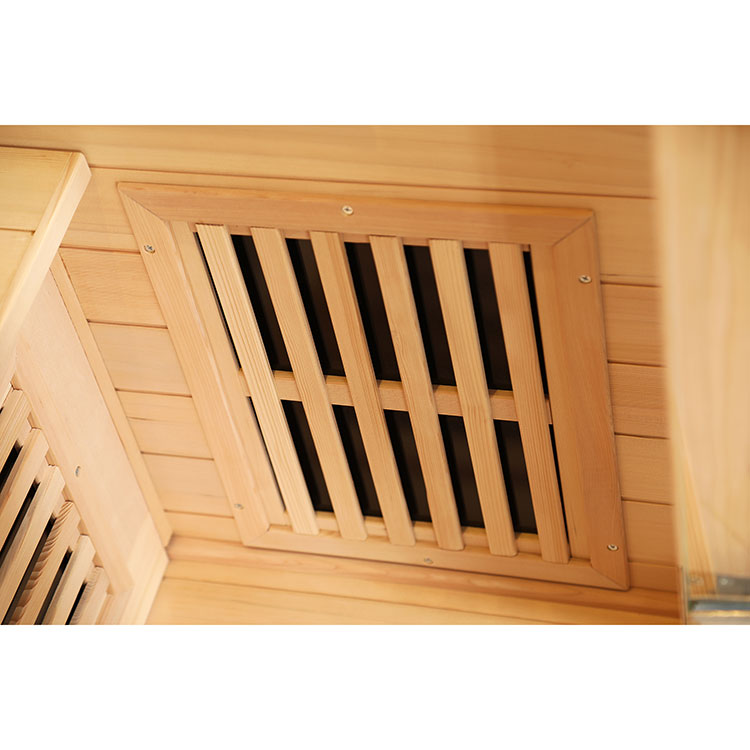 Four Person Hemlock Carbon Fiber Heater Infrared Sauna