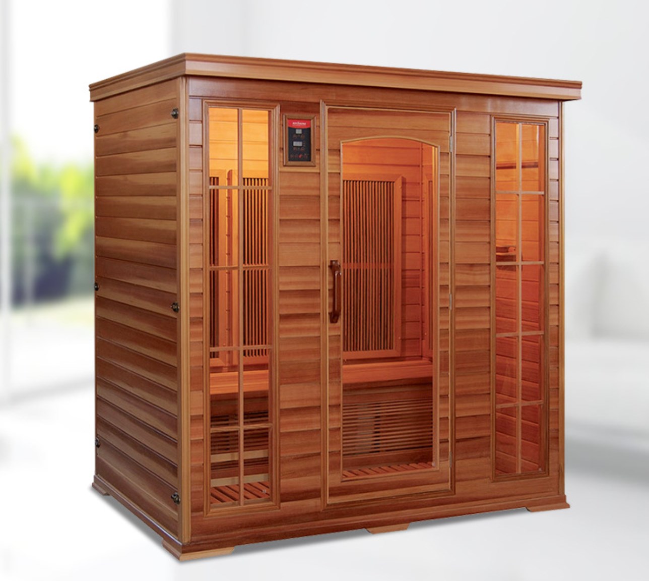 မူလစာမျက်နှာ 3-4 Person CEDAR RATAR RETAR FAN-Infrared SAUUA ကိုသုံးပါ