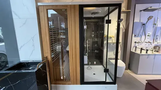 3-in-1 ဘက်စုံသုံး Sauna Shower Cabin 3-in-1 ဘက်စုံသုံး Sauna Shower Cabin