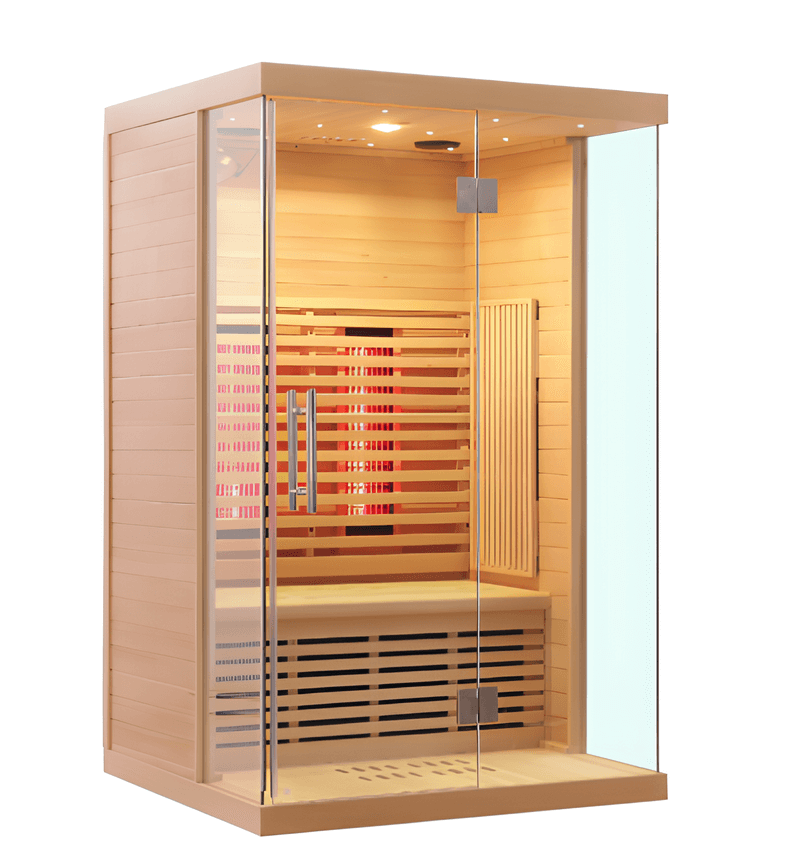 ဒီဇိုင်းသစ်အပြည့်အဝ - Spectrum Infrared SAUUA - 2-Person Home Home Home Healthing SAUNA အခန်း