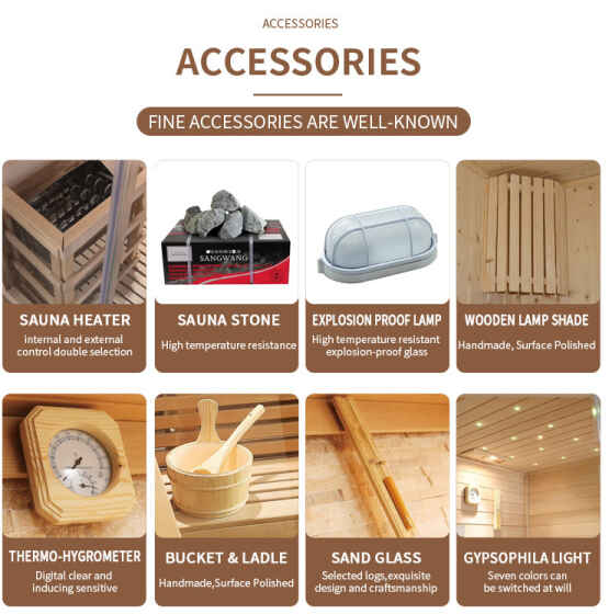 Outdoor မှန်တံခါး အပြင်ဘက် ရေနွေးငွေ့ခန်း