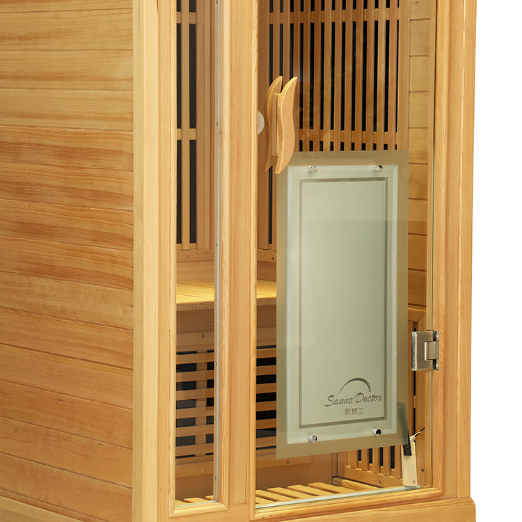 One Person Hemlock Carbon Fiber Heater Infrared Sauna